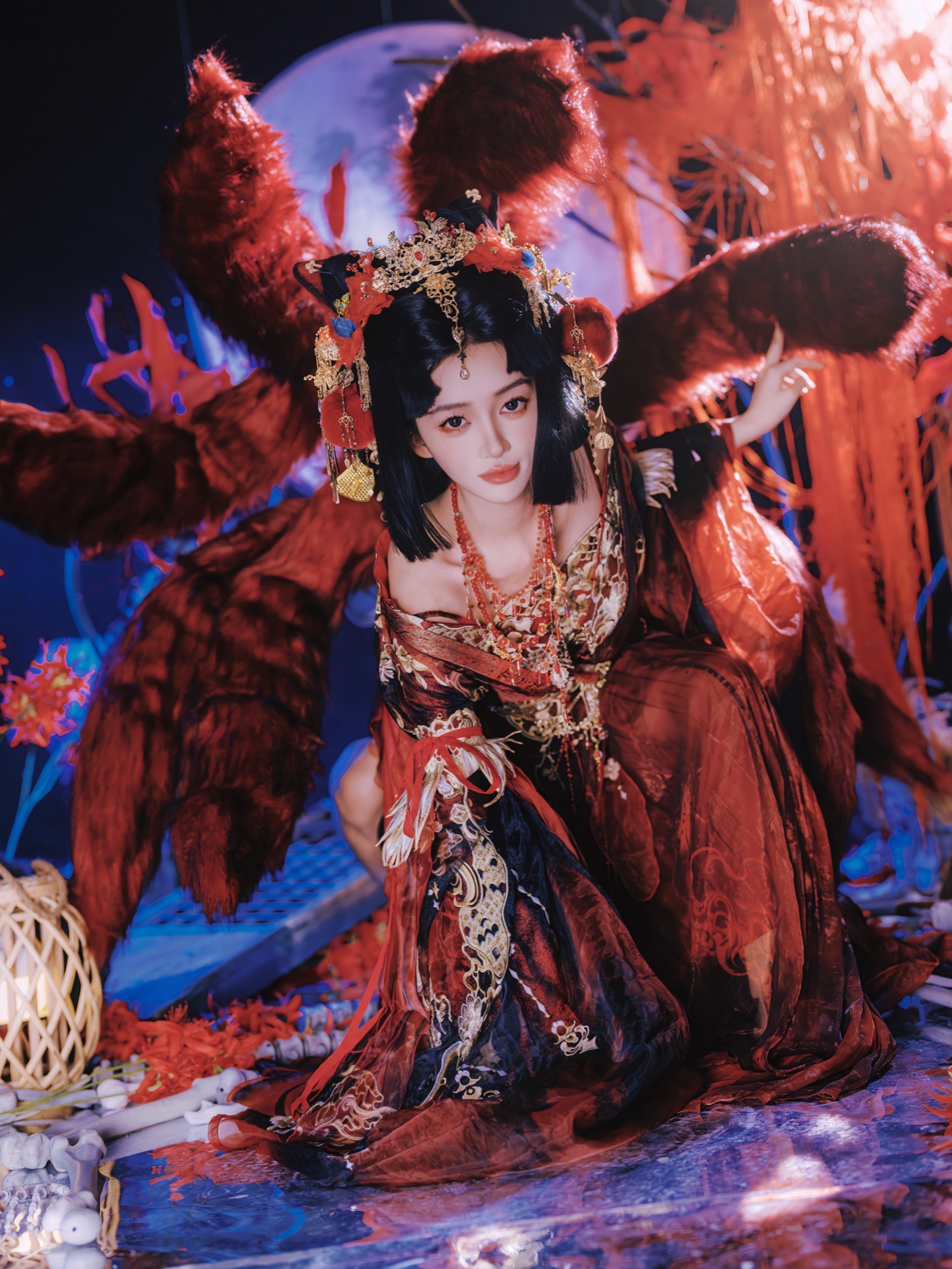 九尾妖狐，模特 樱桃不甜